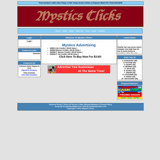 Mystics Clicks - Welcome To Mystics Clicks!