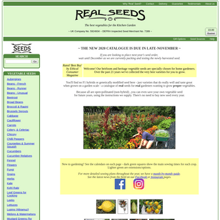 Buy quality Vegetable Seeds - The Real Seed Catalogue UK.