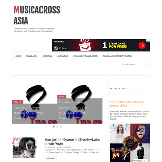 A complete backup of musicacrossasia.blogspot.com