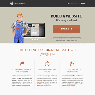 Webmium | Build now a website for your small business