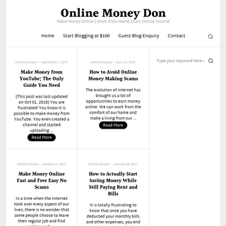 Online Money Don – Make Money Online | Work from Home | Earn Online Income
