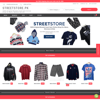 StreetStore.pk - 100% Original Brands Used Item (Landa) Online Shop for Mens, Womens & Kids