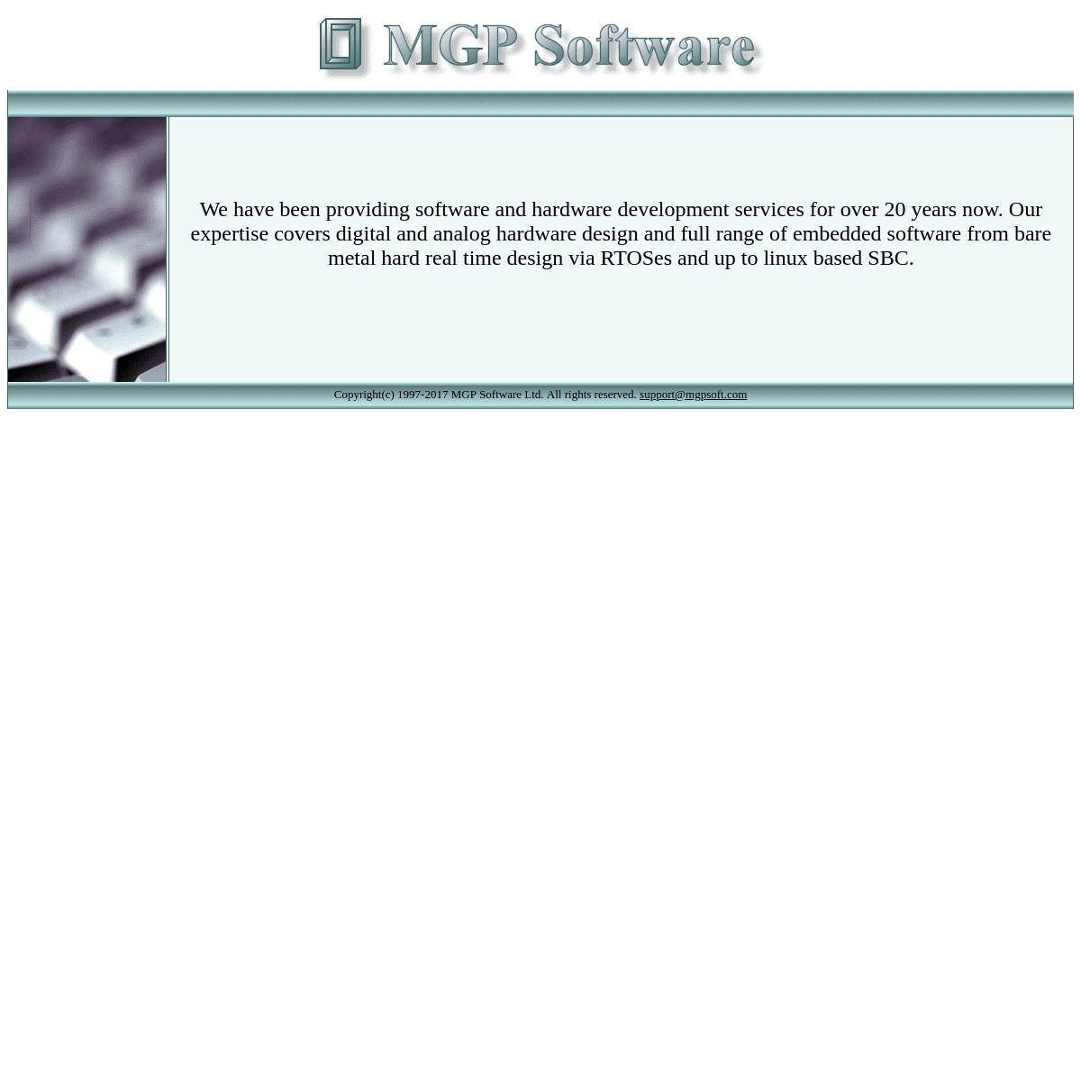  MGP Software