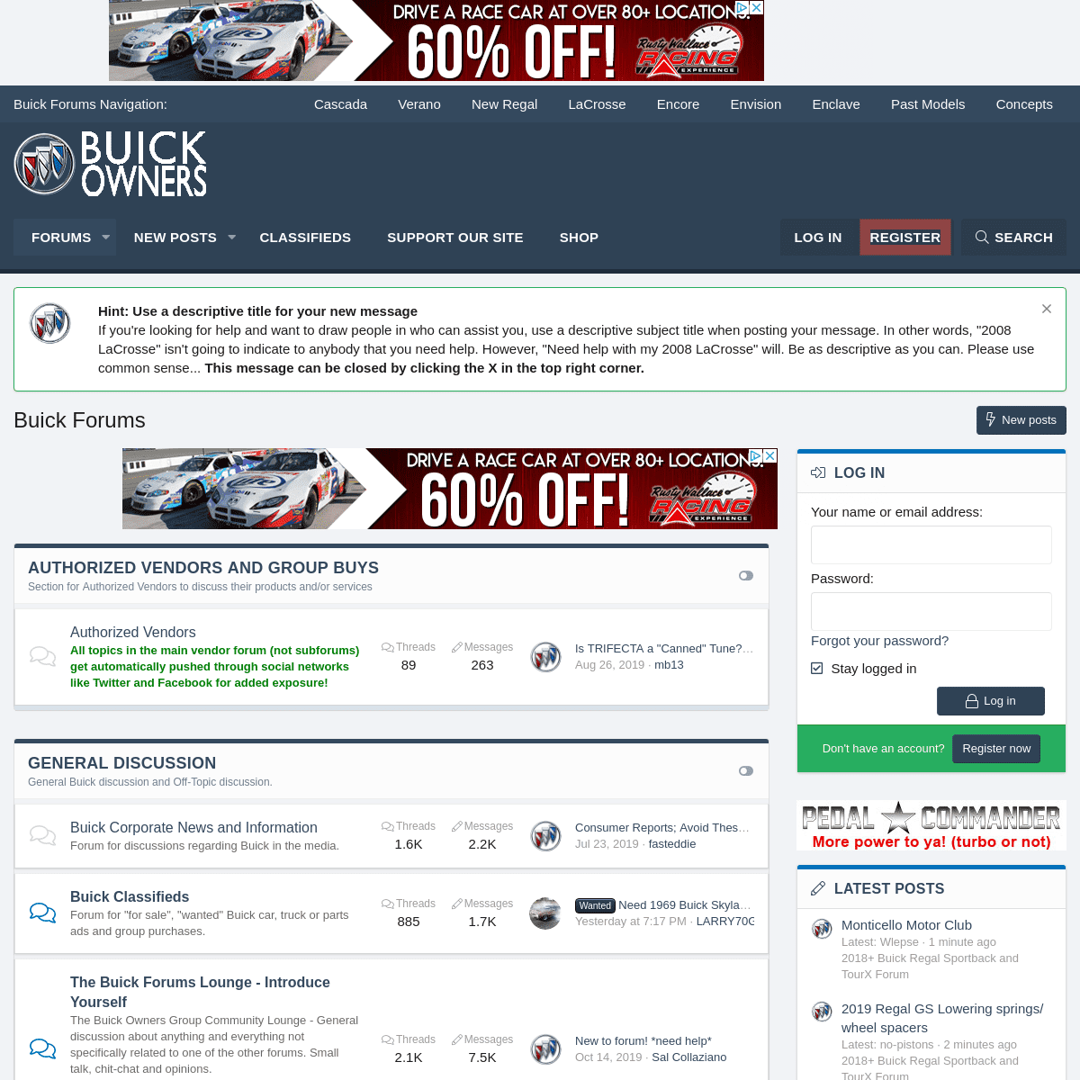 A complete backup of buickforums.com