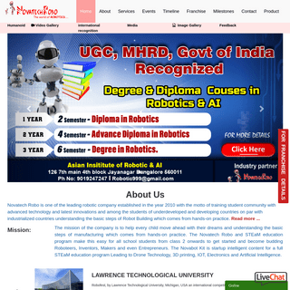 NovatechRobo Pvt Ltd | India's No.1 Robotics Training 