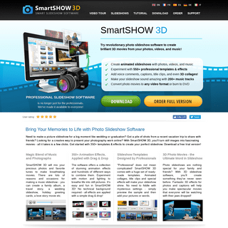 Photo Slideshow Software with 3D Effects | SmartSHOW 3D