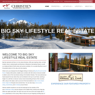 Big Sky Real Estate | PureWest of Christie's Real Estate