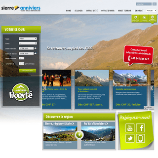 Sierre Anniviers -- Sierre Anniviers destination touristique Valais Suisse