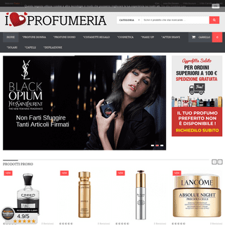 Tester Profumeria - Profumi Tester - Store online di Tester e Profumi. - I Love Profumeria