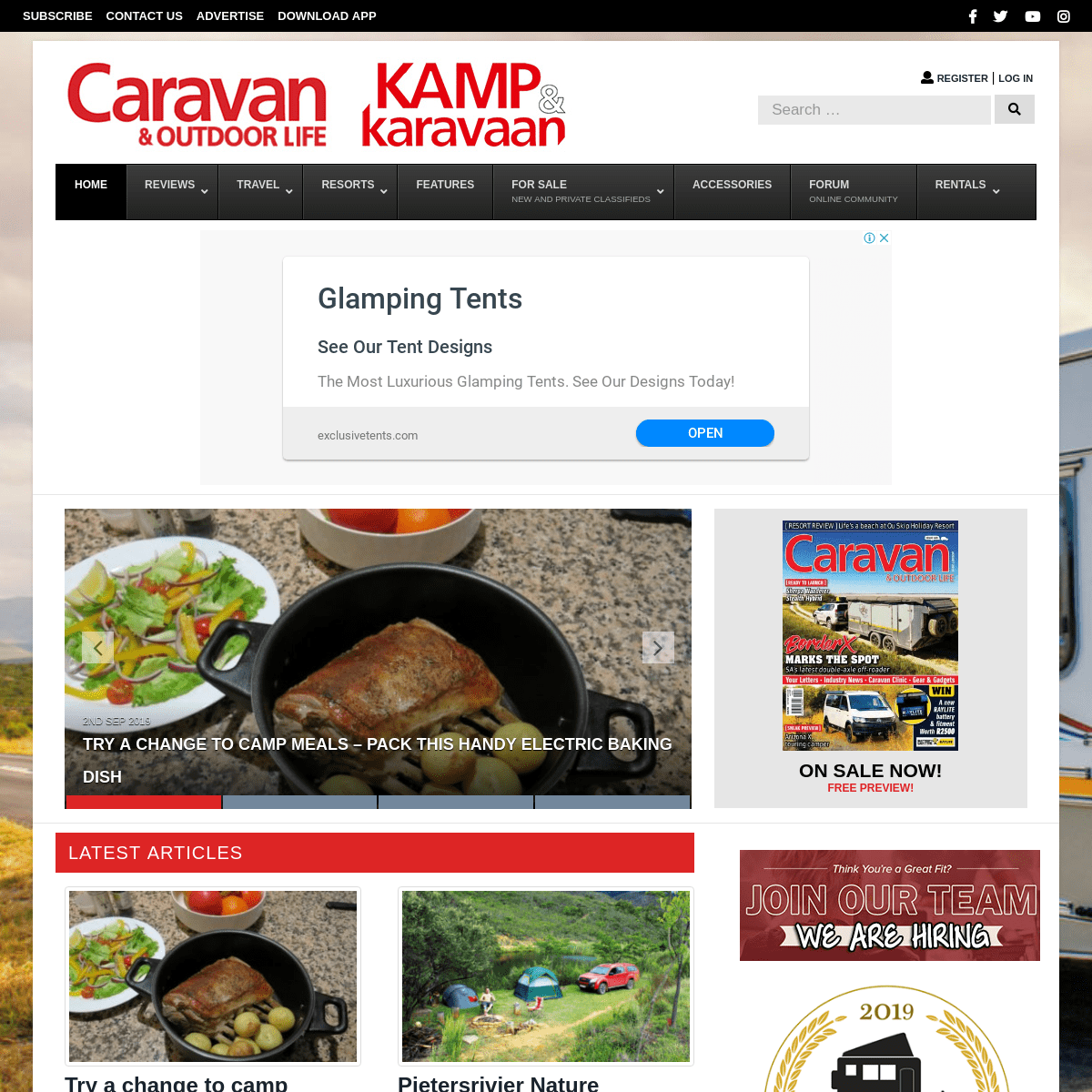 Caravan & Outdoor Life magazine | Kamp en Karavaan magazine