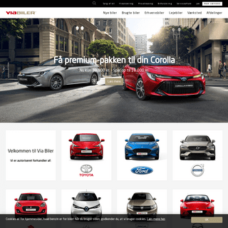 Via Biler - gør det nemt | Bilforhandler af Toyota, Ford, Volvo, Renault & Dacia