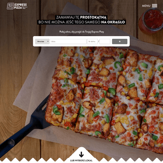 Express Pizza | Ta Prostokątna! Zamów online!