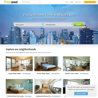 Rentpad - Apartments, Condos, Houses and Rooms For Rent