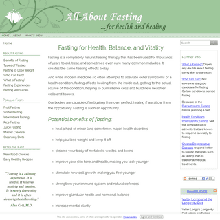 Using Fasting for Natural Healing | AllAboutFasting