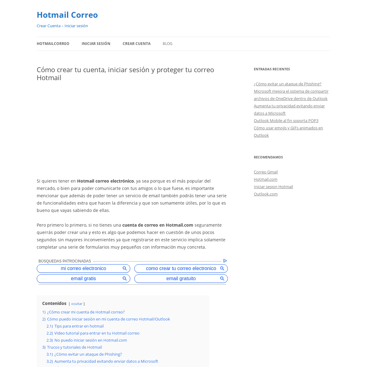 A complete backup of hotmailcorreo.com.mx