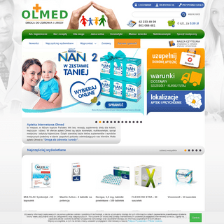 Apteka Internetowa OLMED - leki bez recepty, suplementy diety i kosmetyki