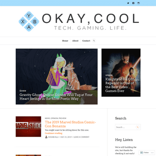 Okay, Cool – Tech. Gaming. Life.