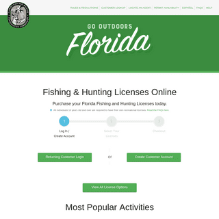 Fish & Hunt FL Licenses Online