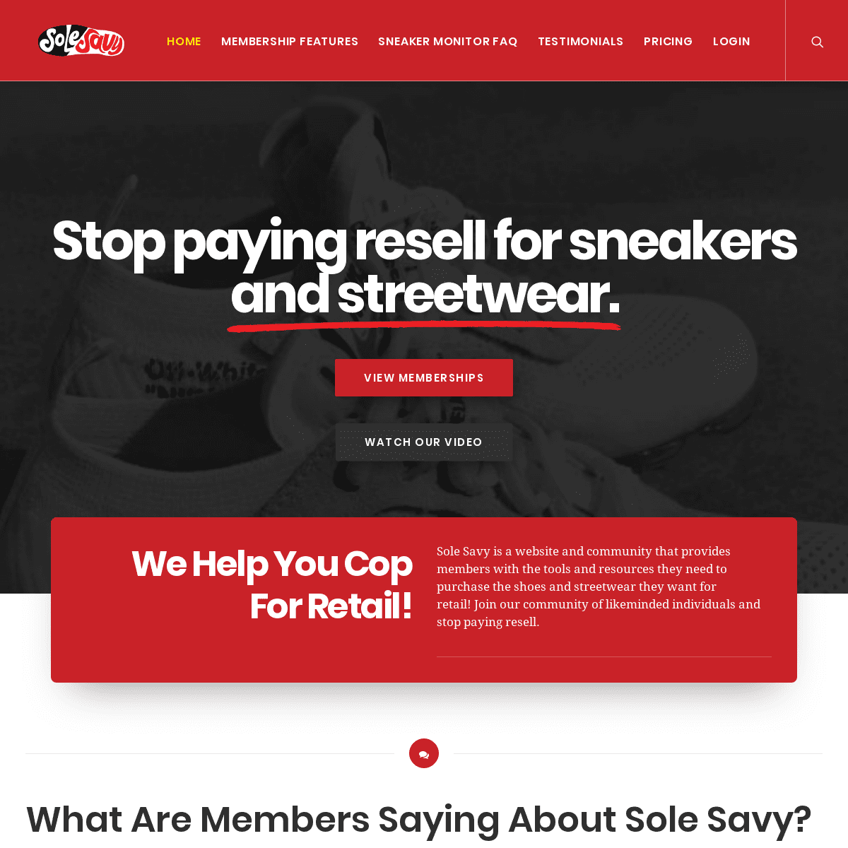 A complete backup of solesavy.ca