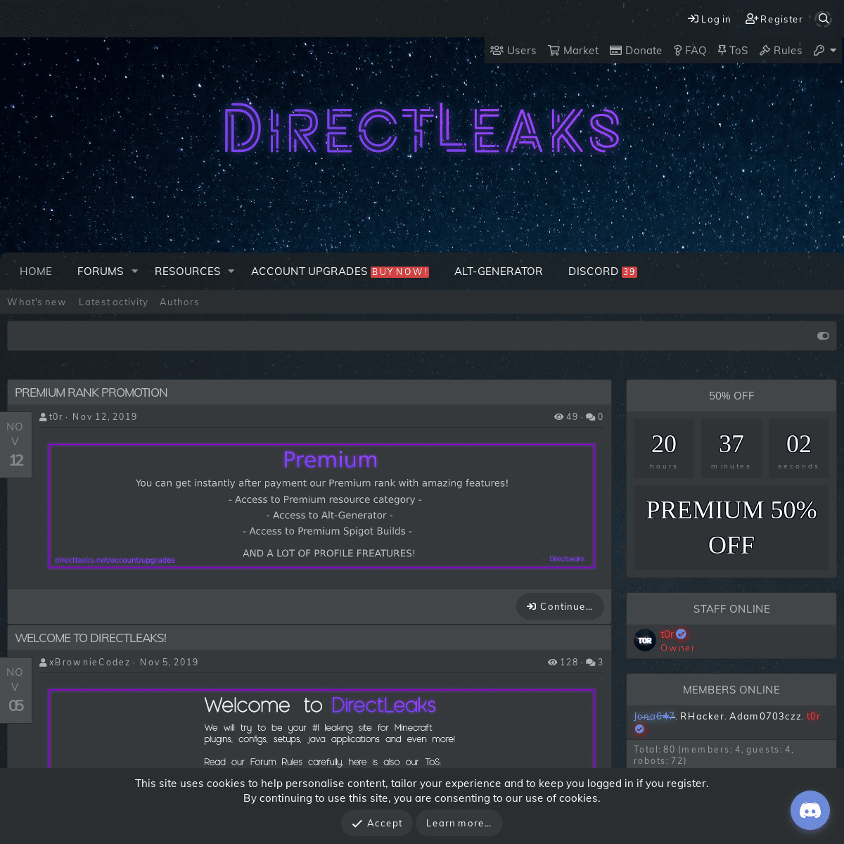 A complete backup of directleaks.net
