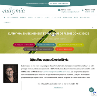 A complete backup of euthymia.fr