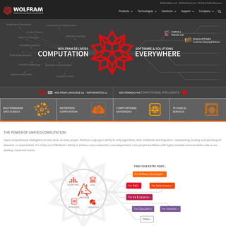 Wolfram: Computation Meets Knowledge