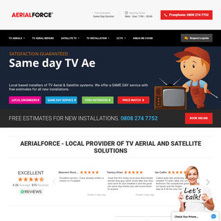 Aerial Force | Your Aerial, Satellite and TV Installation Company