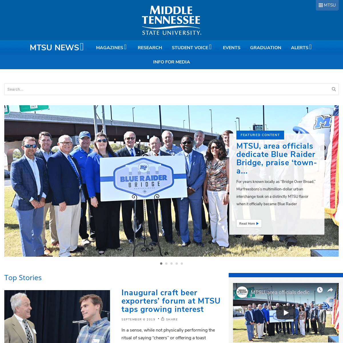 MTSU News – News and Media from Middle Tennessee State University