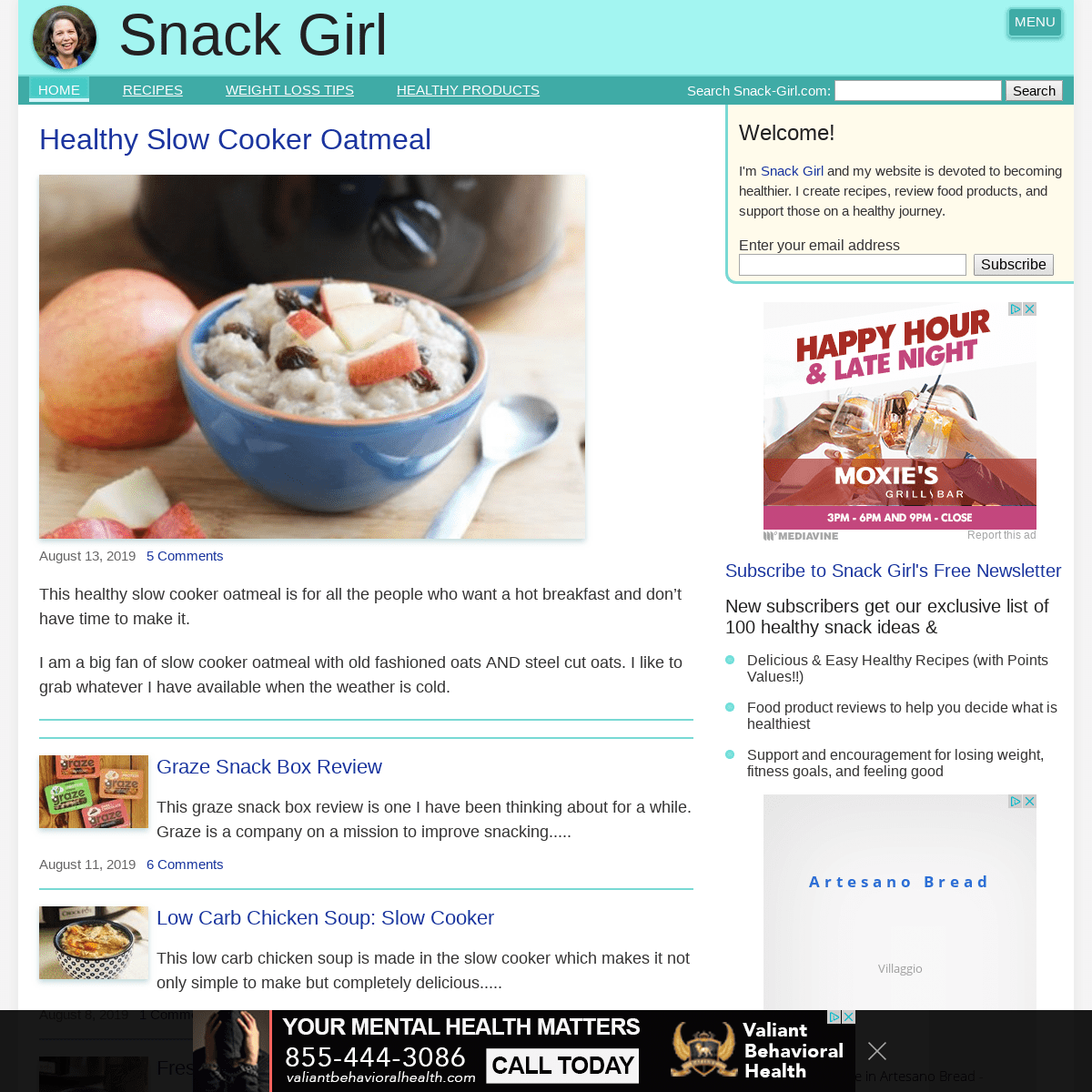 Snack Girl: easy recipes & healthy weight loss tips
