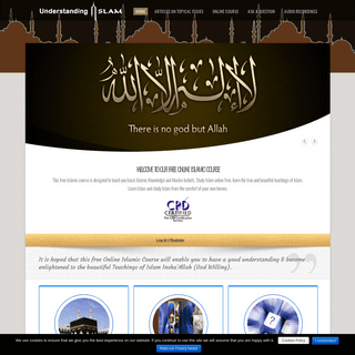 Understanding Islam - Free Online Islamic Course - Study and Learn Islam Online