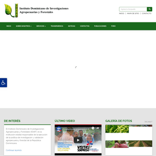 Instituto Dominicano de Investigaciones Agropecuarias y Forestales | IDIAF - Inicio
