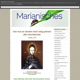 Marianisches / Marienverehrung / Marienlob / Gottesmutter / Himmelskönigin / Betrachtung für jeden Tag des Jahres / Papst Pius X