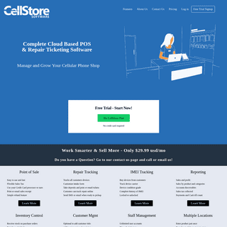 Cell Phone POS Software & Repair Ticketing CRM Inventory Invoicing IMEI tracking