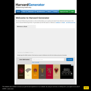 Harvard Referencing Generator |  We love referencing!  