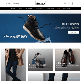 Aquila - Premium quality men's shoes & accessories since 1958