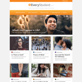 EveryStudent.com - Exploring Important Questions about Life and God