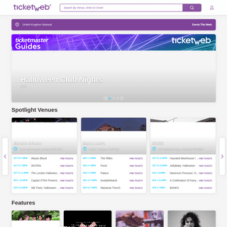 A complete backup of ticketweb.uk