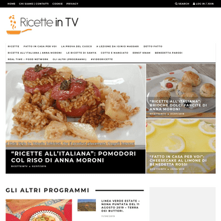 Home - Ricette in Tv