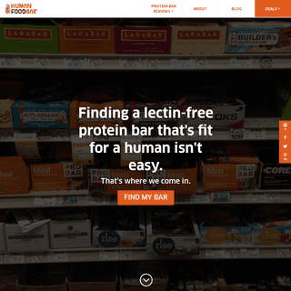 Human Food Bar: Shop For Lectin-Free, Keto-Friendly Protein Bars