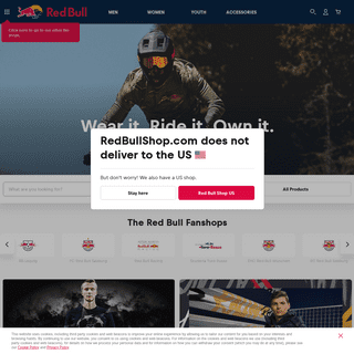 Official Red Bull Online Shop - Be Part of the Action