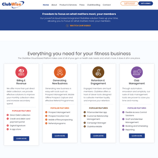 ClubWise - Integrated club management solution for the fitness industry