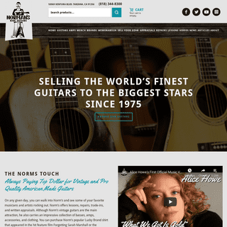 Norman's Rare Guitars | Vintage Guitars | Rare Musical Instruments