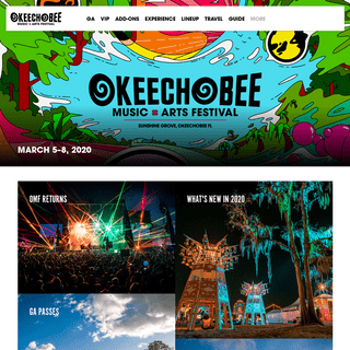 Okeechobee Music & Arts Festival - March 5â€“8, 2020