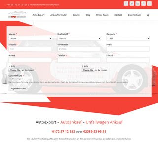 Autoexport - Autoankauf - Unfallwagen - 0172 5712153 Gebrauchtwagen