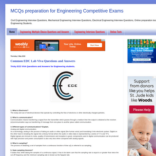 MCQs preparation for Engineering Competitive Exams