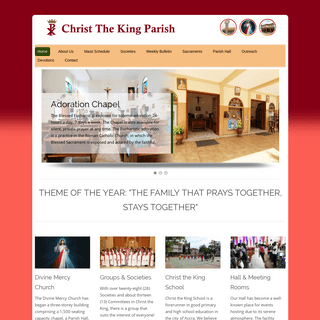 Christ the King Parish â€“ I can do all things through Christ who Strengthens me