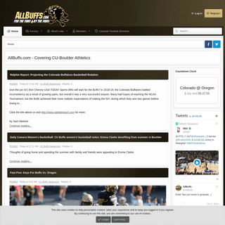 AllBuffs.com - Covering CU-Boulder Athletics - AllBuffs - Unofficial fan site for the University of Colorado at Boulder Athletic