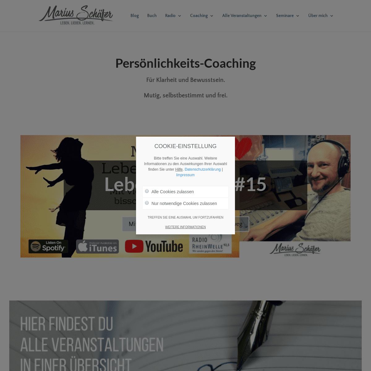 Marius Schäfer - Persönlichkeits-Coach | Autor | Moderator