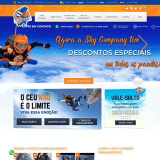Salto de Paraquedas - Paraquedismo Sky Company