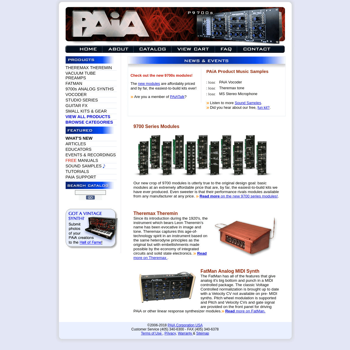 A complete backup of paia.com